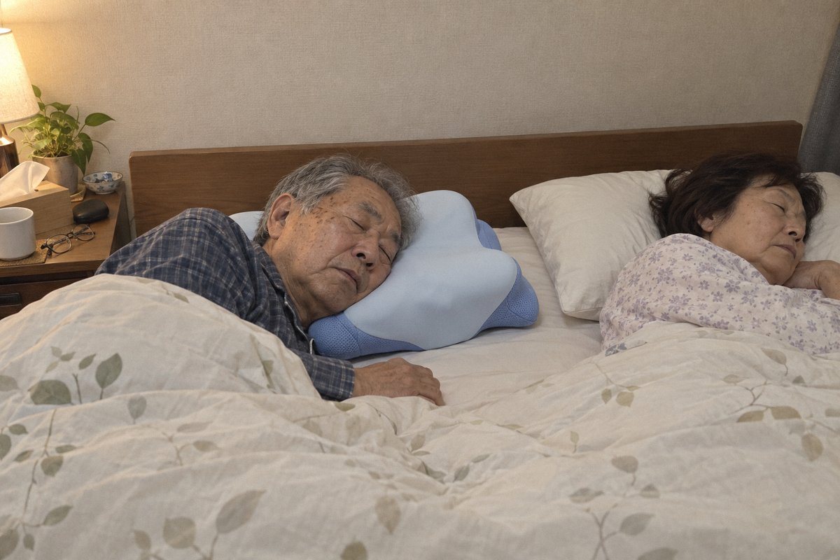 Derila ERGOで眠る夫婦